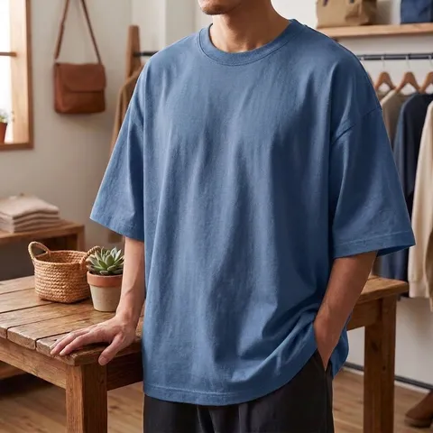 Remera Oversize Blue